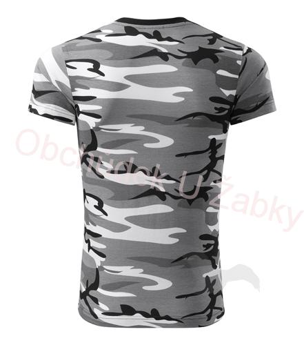 Malfini Camouflage Tričko unisex petrol