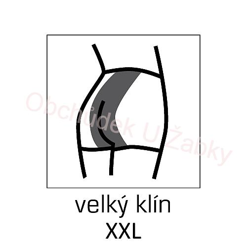 Dámské teplé punčochové legíny z mikrovlákna černé Fuski Boma