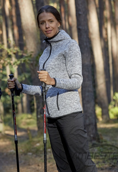 Dámská outdoorová mikina lightgrey Lambeste LS19