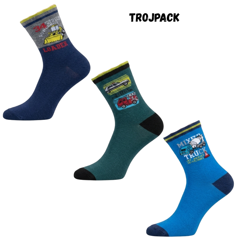 Rota B802 Chlapecké thermo klasické ponožky trojpack