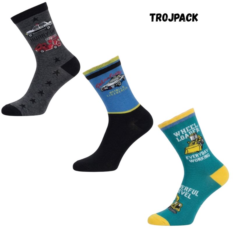 Rota B804 Chlapecké thermo klasické ponožky trojpack