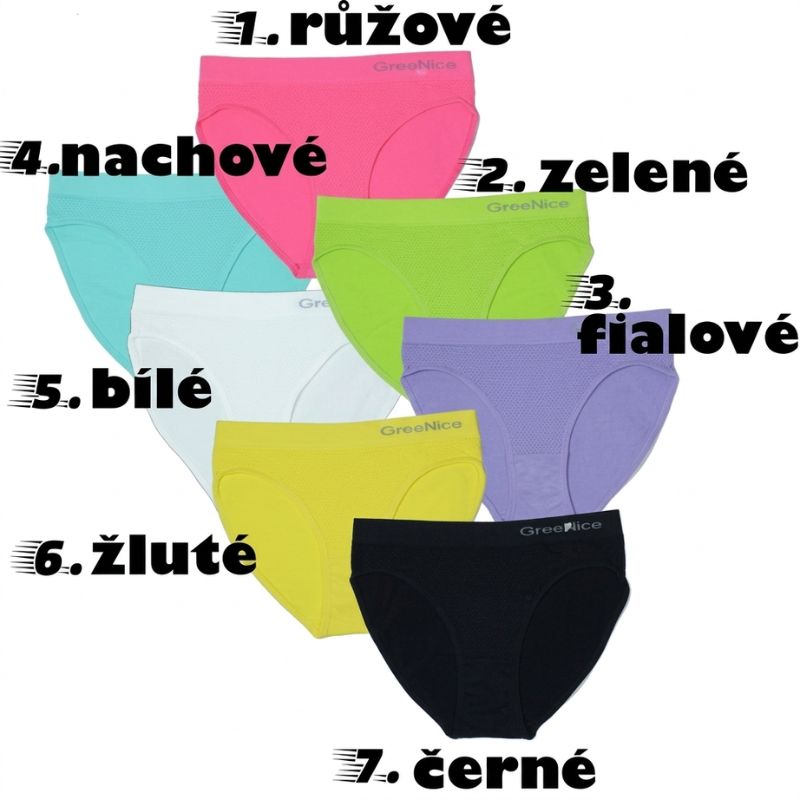DÁMSKÉ BEZEŠVÉ KALHOTKY Greenice 3454