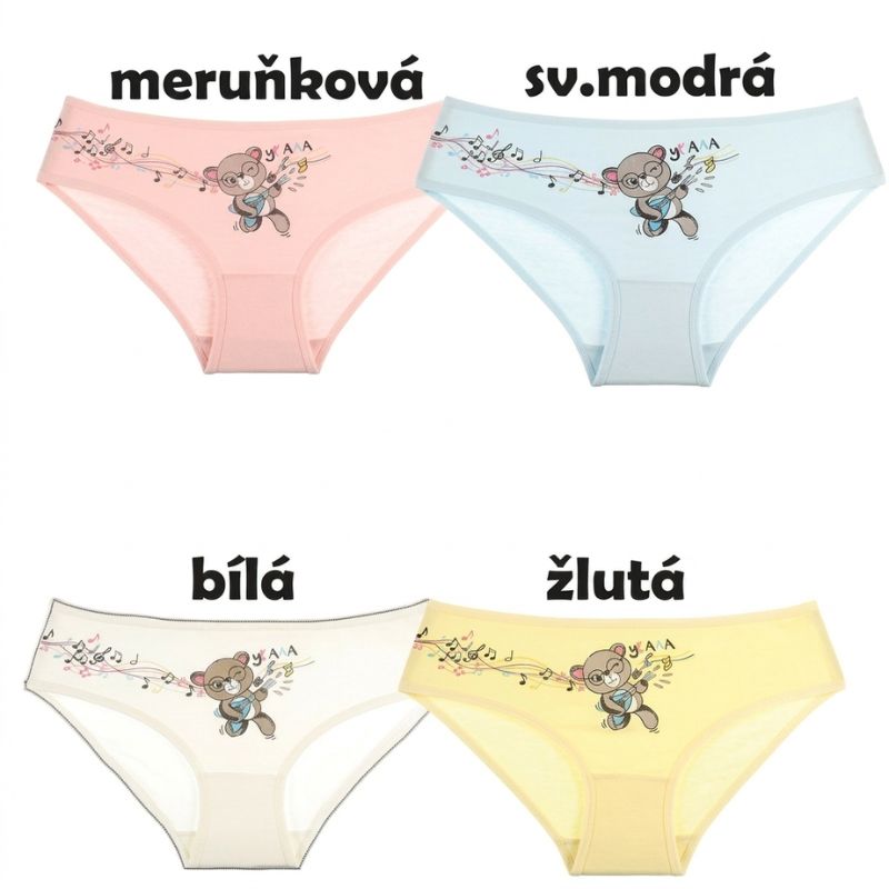 Dívčí kalhotky medvěd EVONA