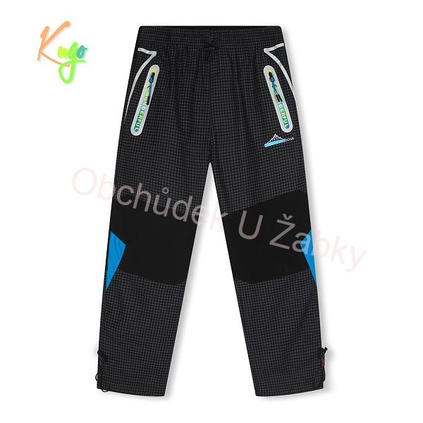 CHLAPECKÉ KALHOTY OUTDOOROVÉ černá/šedá KUGO G9655