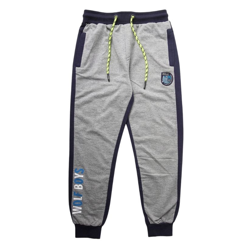 Chlapecké tepláky šedé Wolf T2277C