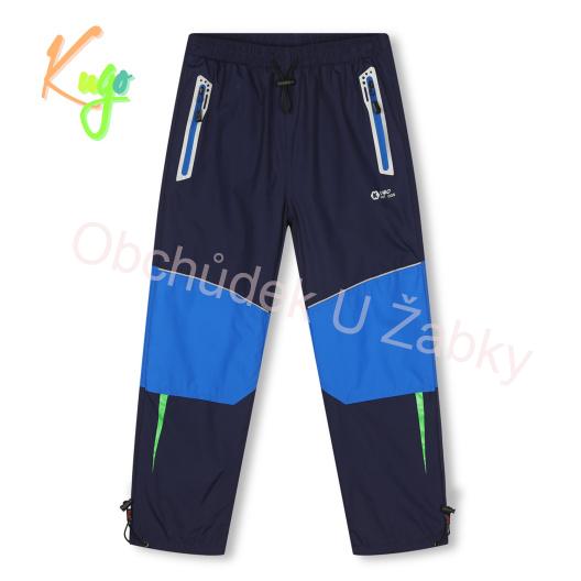 DĚTSKÉ ZATEPLENÉ KALHOTY švestkově modrá Kugo DK7132