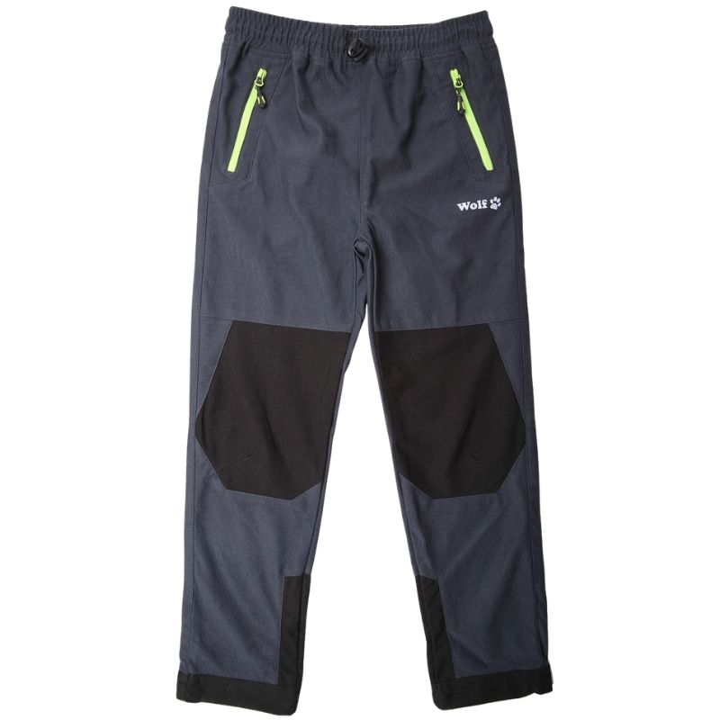 Chlapecké outdoorové kalhoty šedé Wolf T2453