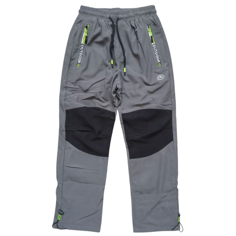 Chlapecké zateplené outdoorové kalhoty šedé Sezon SF2122
