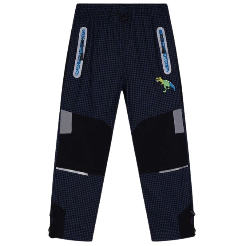 Chlapecké outdoorové kalhoty Kugo černé/modré G8860
