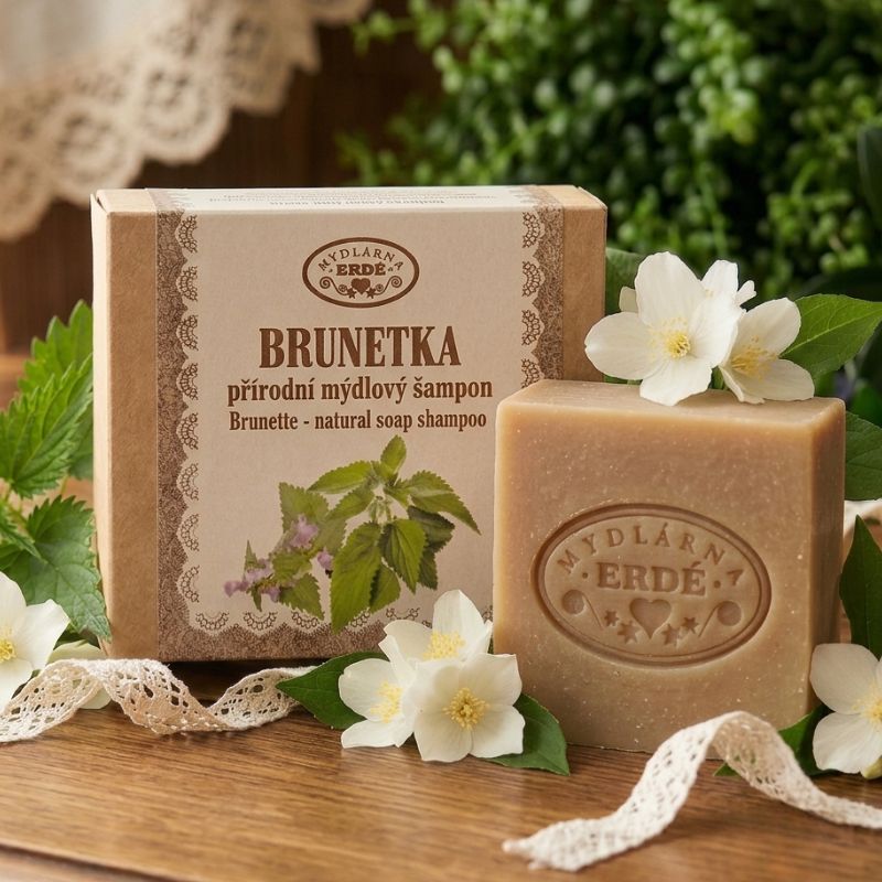 Přírodní mýdlový šampon Brunetka 100g