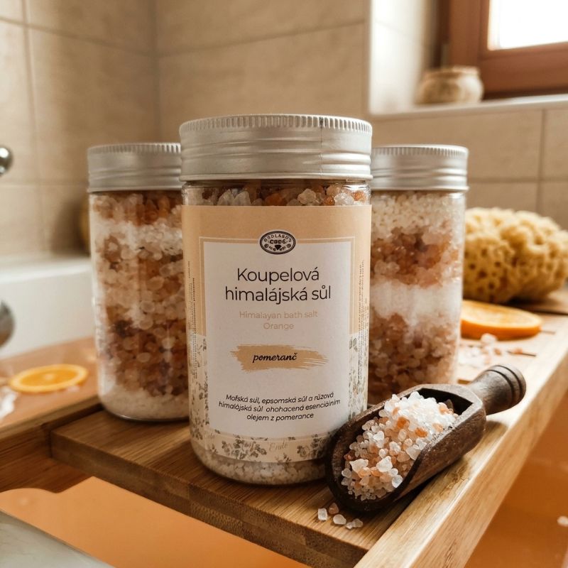 Koupelová himalájská sůl s pomerančem 350ml