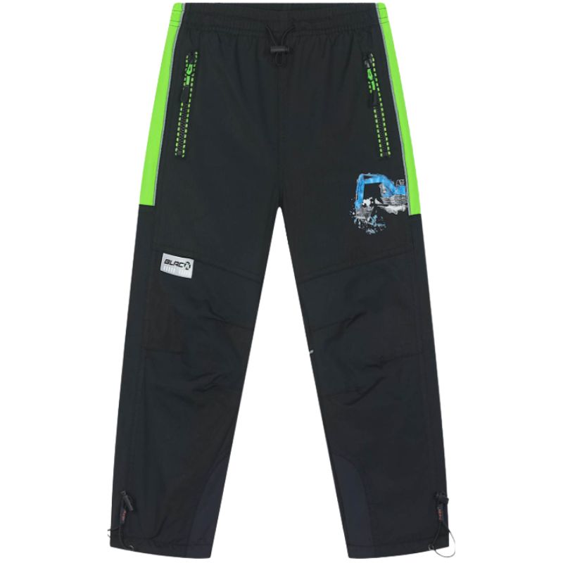 Chlapecké ZATEPLENÉ KALHOTY černé Kugo DK8501