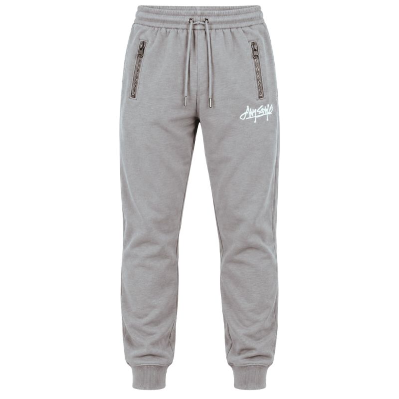 CHLAPECKÉ TEPLEJŠÍ TEPLÁKY šedobéžové Kugo YJ0107B