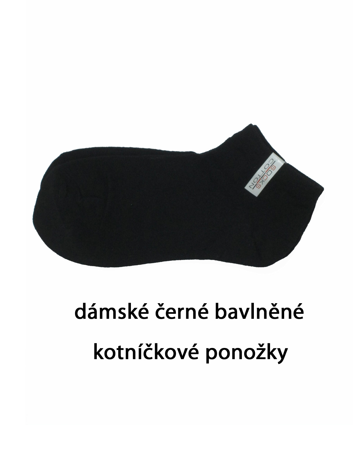 vel.35-38-Dámské (dívčí) černé  kotníčkové  ponožky Pesail