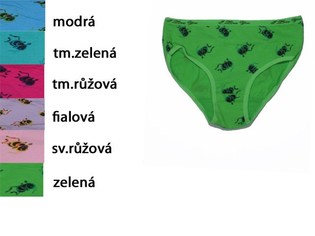 9-14 let-Dívčí kalhotky Elevek - včelky