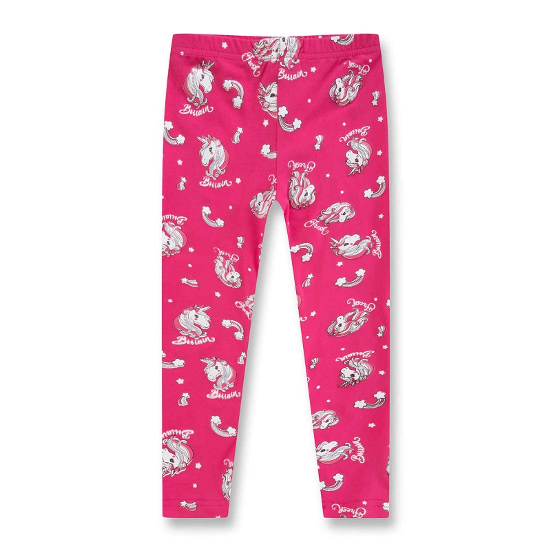 Dívčí legíny KUGO- malinová barva