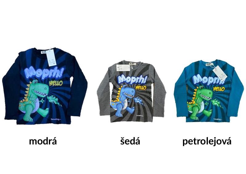 Chlapecké tričko - dlouhý rukáv SEZON