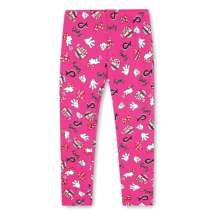 Dívčí legíny KUGO - růžová barva