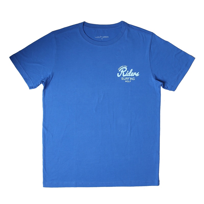 Pánské tričko - krátký rukáv - WOLF - modrá barva