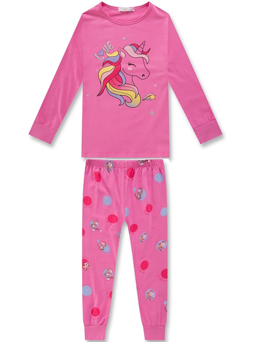 98,104-Dívčí pyžamo KUGO - růžová barva