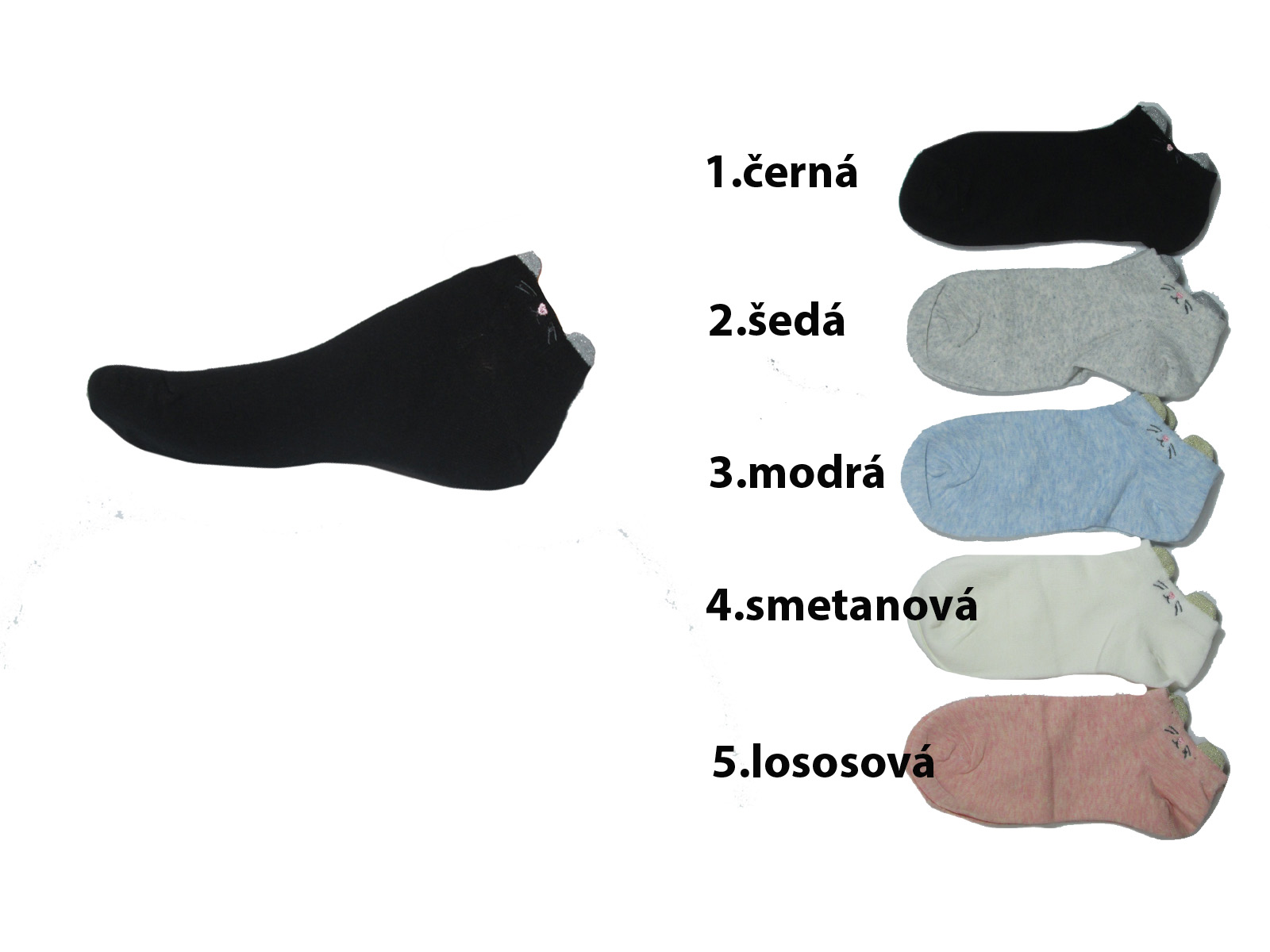 Dámské kotníčkové ponožky