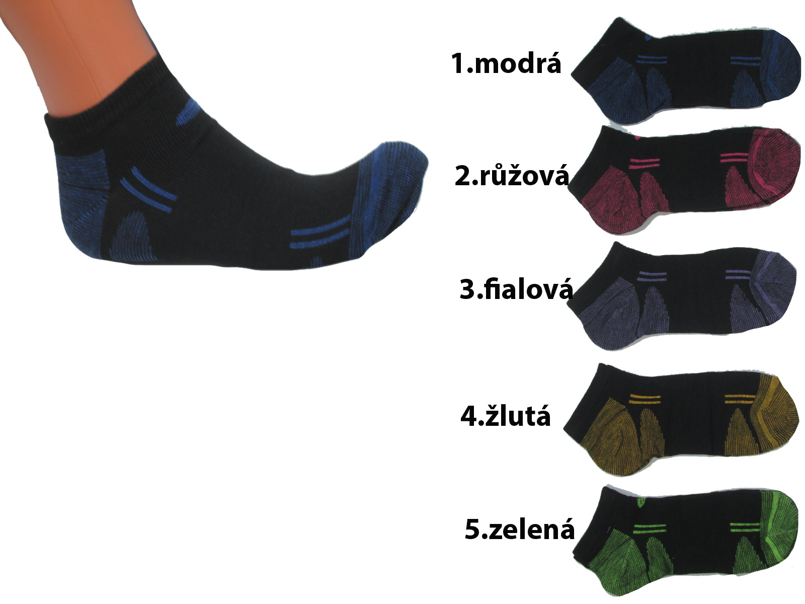 Dámské kotníčkové ponožky Pesail