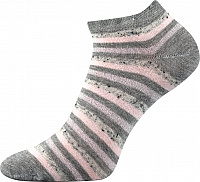 Dámské kotníčkové ponožky Voxx  -  Piki - pruhy