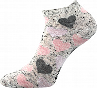 Dámské kotníčkové ponožky Voxx  -  Piki - srdce