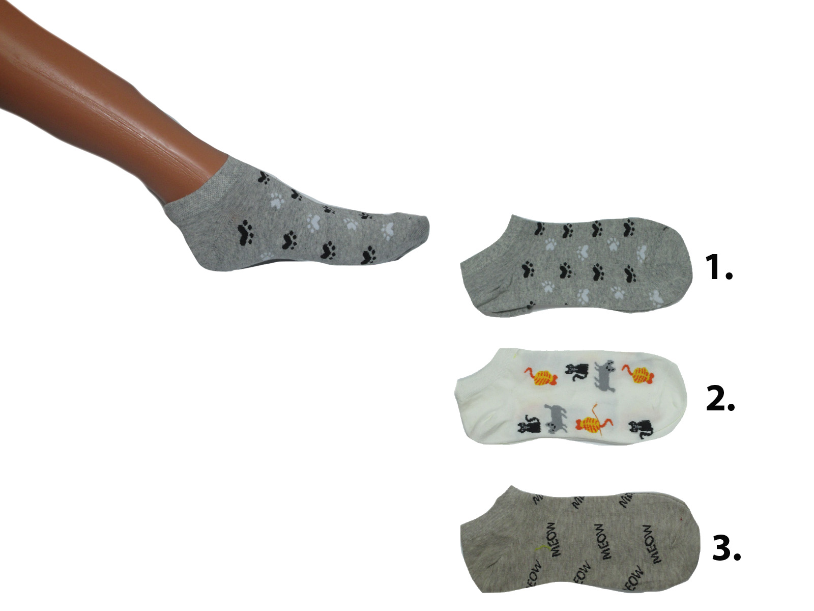 Dámské kotníčkové ponožky MiMi