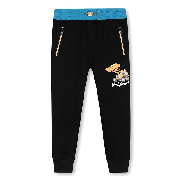 Chlapecké tepláky KUGO - černá barva