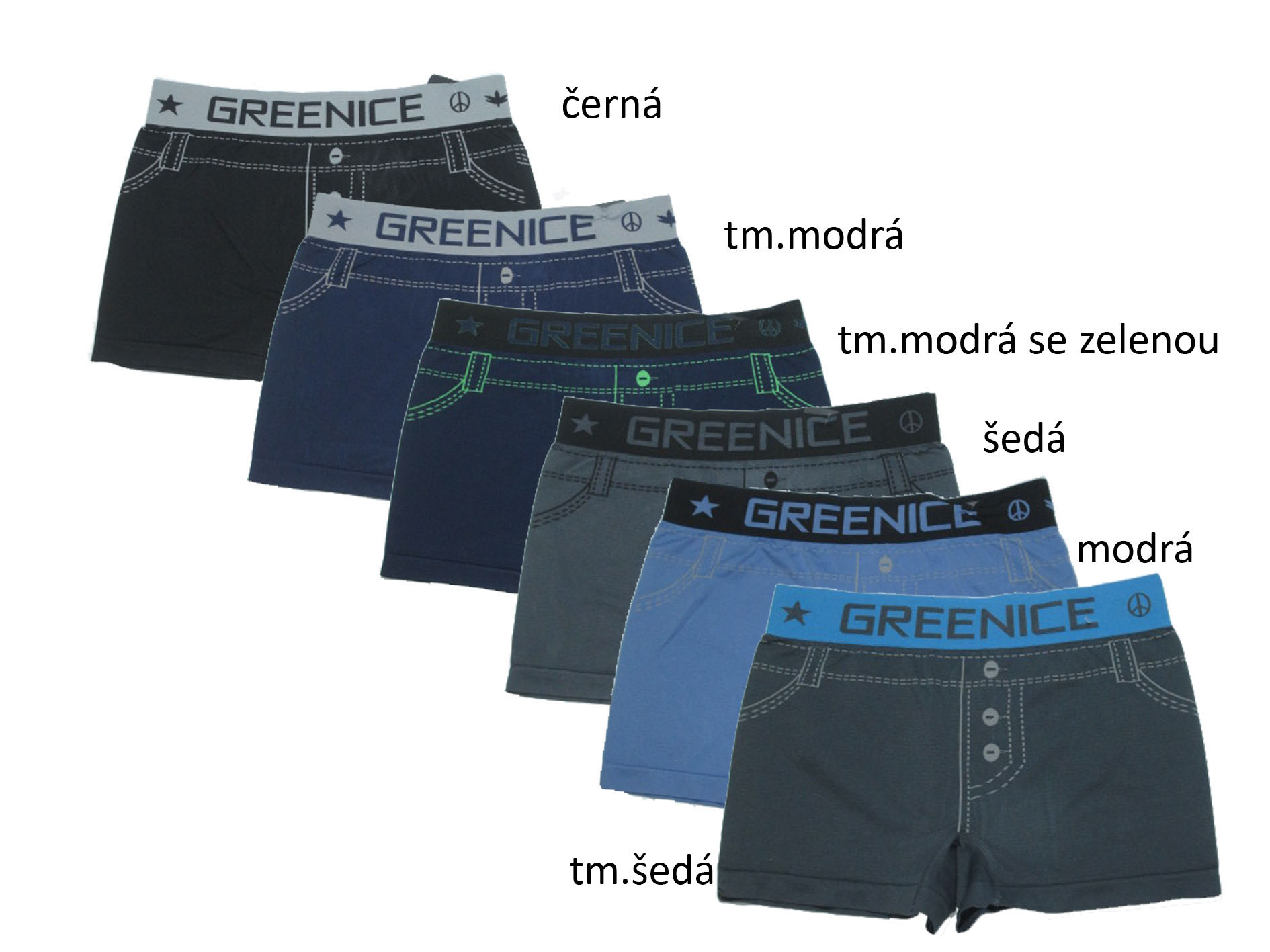 Pánské chlapecké  bezešvé trenskoslipy Greenice 