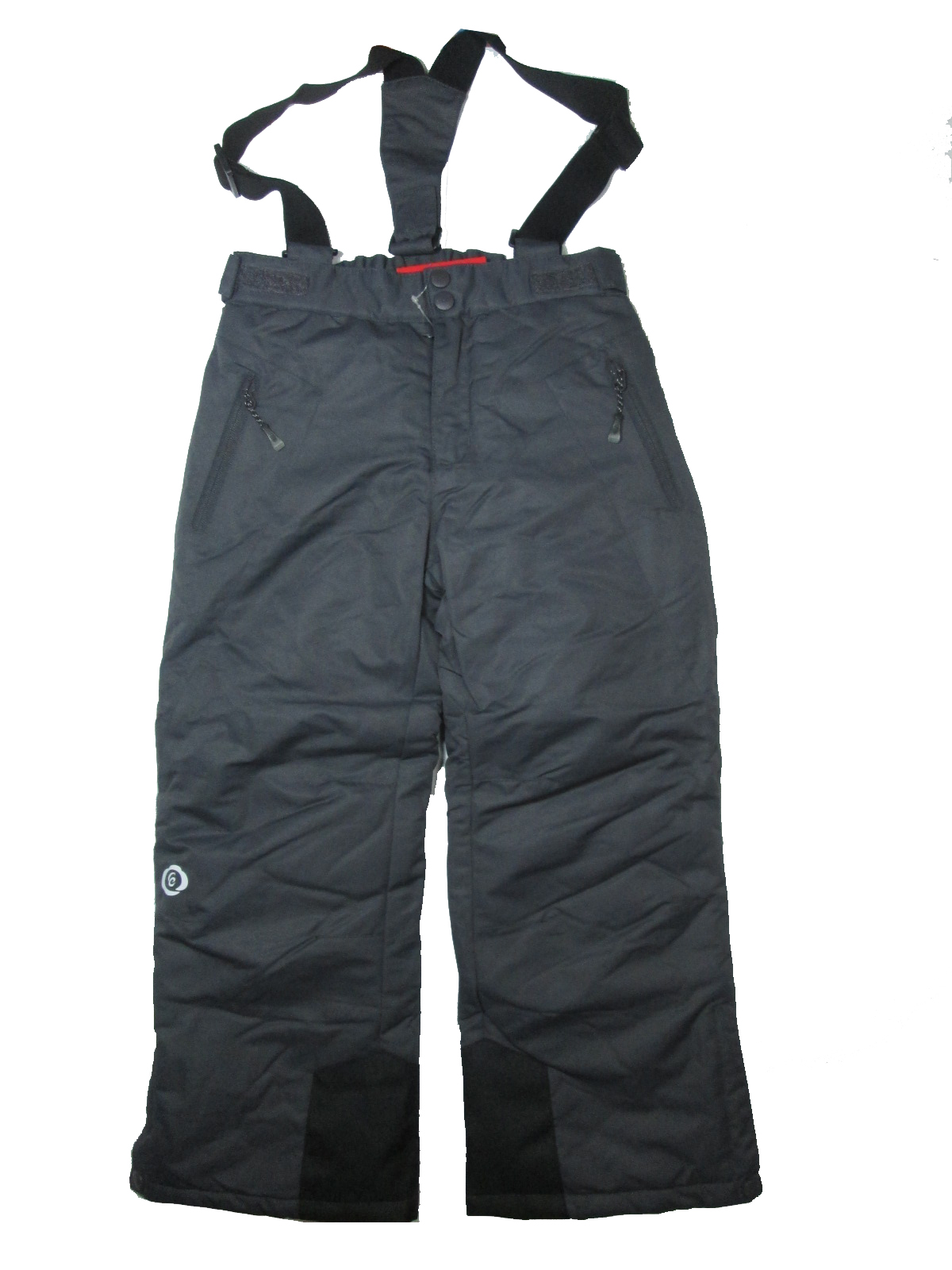 104-128-Lyžařské zateplené kalhoty Echt - šedá barva