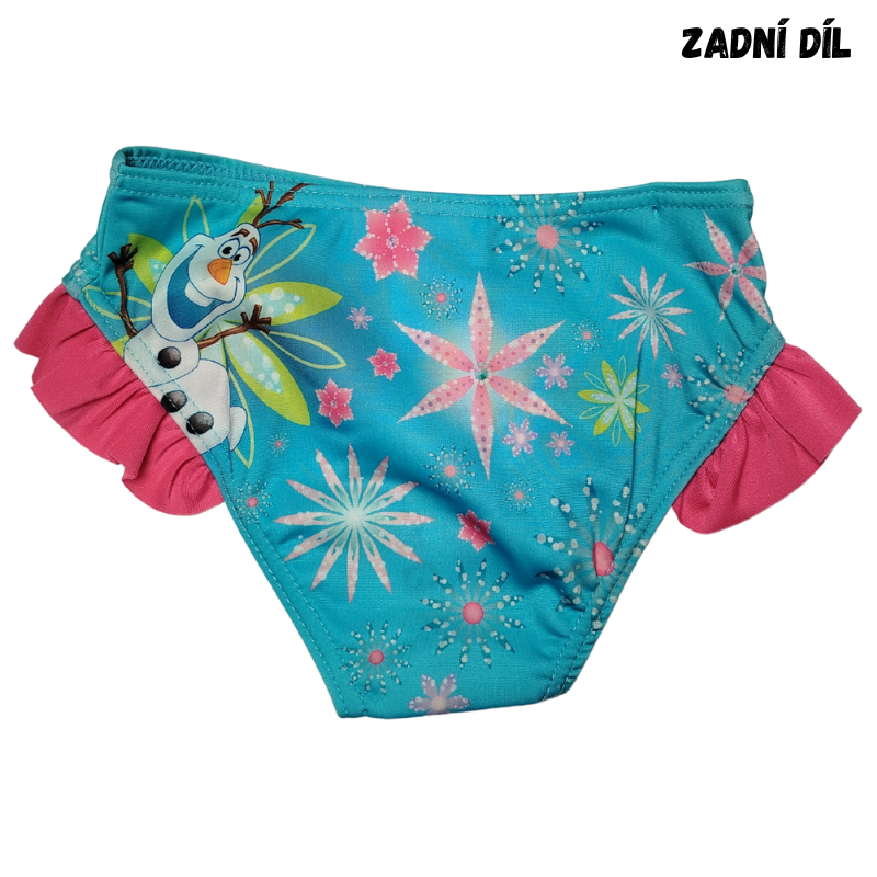 92-116-Dívčí plavky - spodní díl - Frozen - sv.modrá barva
