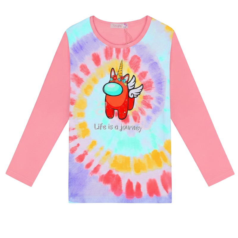 Kugo KT9936 Dívčí tričko růžové