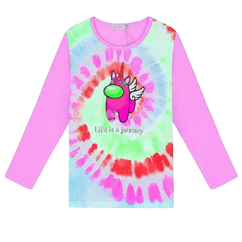 Kugo KT9936 Dívčí tričko fialové