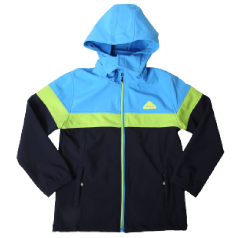 WOLF B2265 Chlapecká softshellová bunda (bez fleesu) modrá/černá