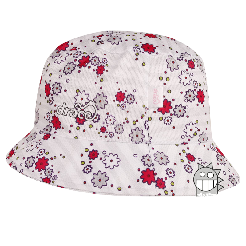 Dívčí klobouk Florida Dráče kytičky bílá