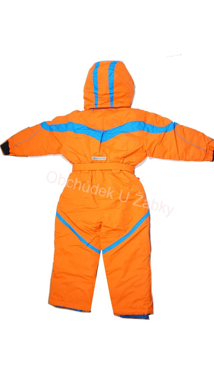 DĚTSKÁ ZIMNÍ KOMBINÉZA oranžová Echt HA06