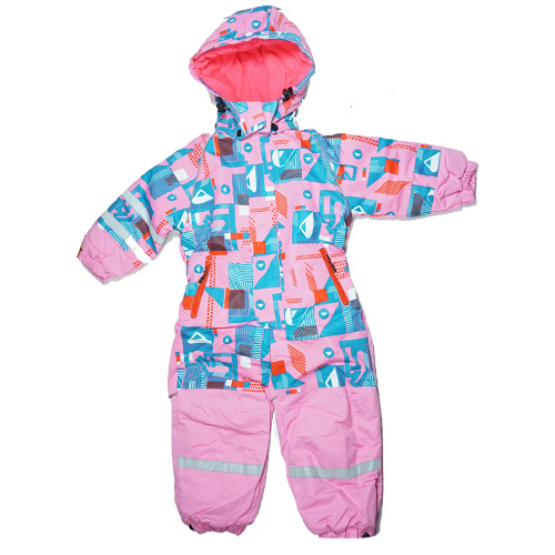 Dívčí zimní kombinéza růžová Echt HA08