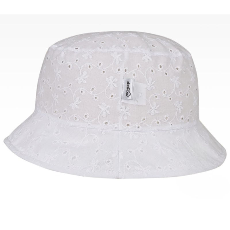 Dívčí klobouk Madeira Dráče bílý