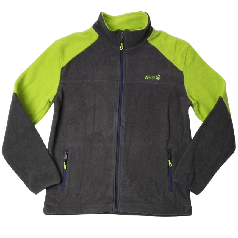 CHLAPECKÁ FLEESOVÁ MIKINA šedá Wolf B2345