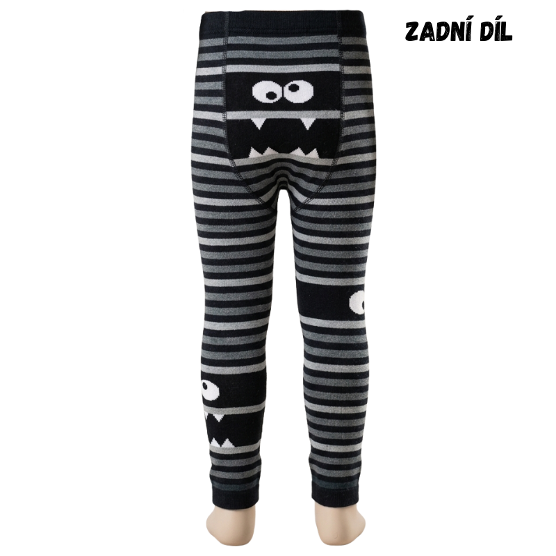 Dětské punčochové legíny Strašík černé Trepon