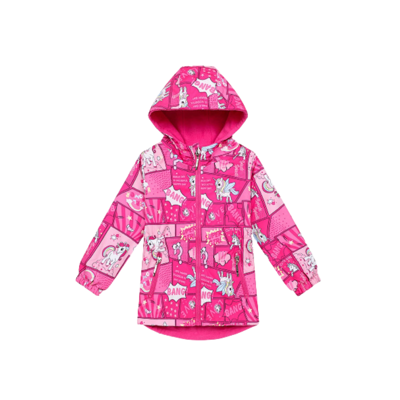 DÍVČÍ TEPLEJŠÍ BUNDA růžová Kugo KB2336