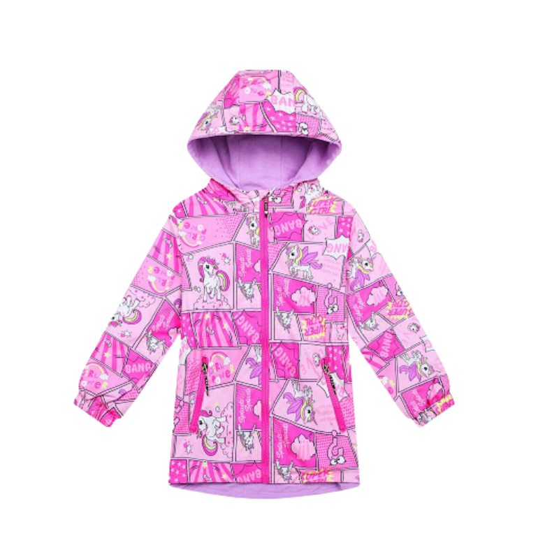 DÍVČÍ TEPLEJŠÍ BUNDA sv.růžová Kugo KB2336