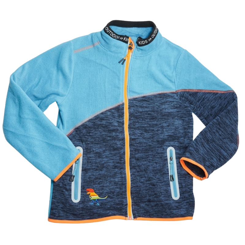 CHLAPECKÁ FLEESOVÁ MIKINA modrá FM9708