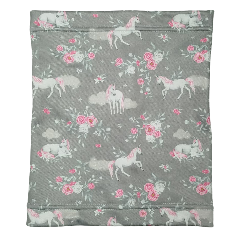 Dívčí  nákrčník (tunel) jednorožec šedý Rockino 6065