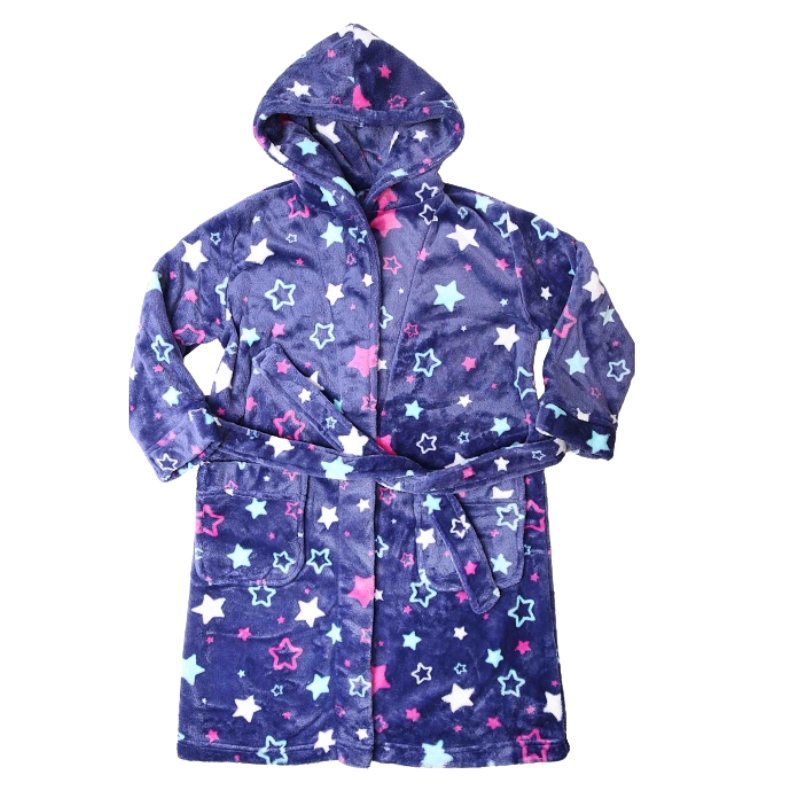 Dívčí župan tm.modrý Wolf Z2391