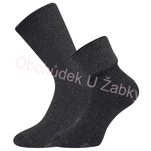 Teplé ponožky Polaris černá Fuski Boma Voxx