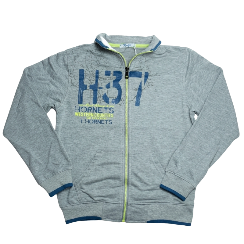 CHLAPECKÁ MIKINA šedá Kugo M8030