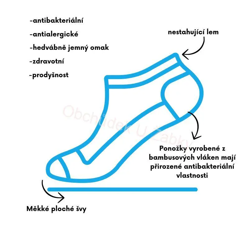 Pánské kotníčkové ponožky  Pesail XM2269